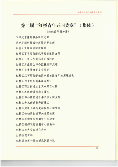 第二届“红桥青年五四奖章（集体）”.jpg